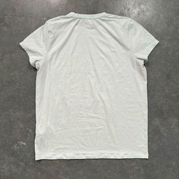 Under Armour HeatGear Loose Fit Workout Tee Big Logo Womens Size Large - Picture 11 of 16